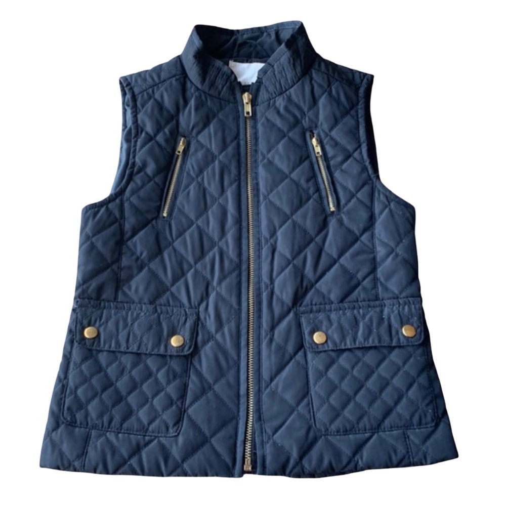 I.N. Girl Quilted Vest with Pockets Size Small (7/8)